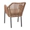Merrick Lane Magnolia Outdoor Furniture Sets 2 Piece All-Weather Woven Patio Chairs With Cushions